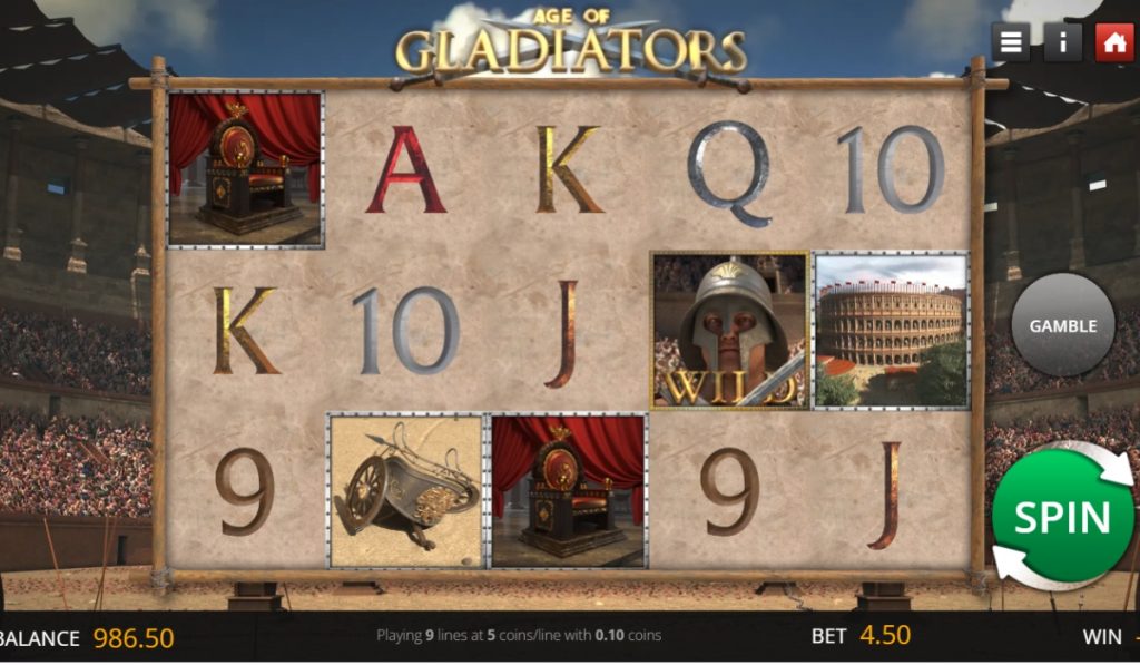 Age of Gladiators slots
