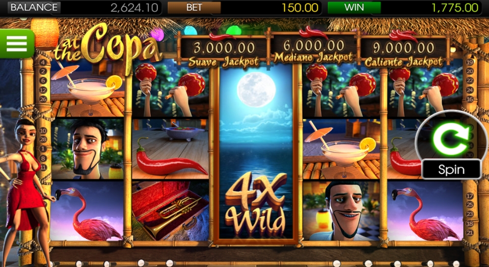 At The Copa high roller slots