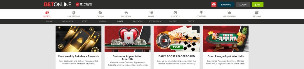 BetOnline poker