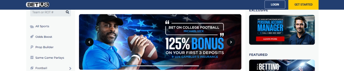 BetUS welcome bonus