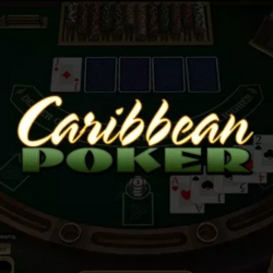 Caribbean Poker title card at 1Red