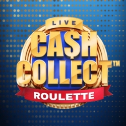 Cash Collect Roulette Live title card at 1Red.
