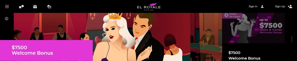 El Royale Casino Welcome Bonus
