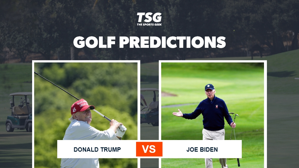 Golf predictions for Joe Biden vs. Donald Trump
