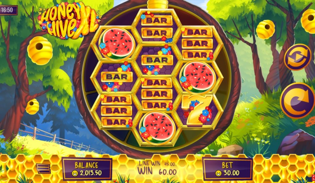 Honey Hive XL at Las Atlantis online slots casino