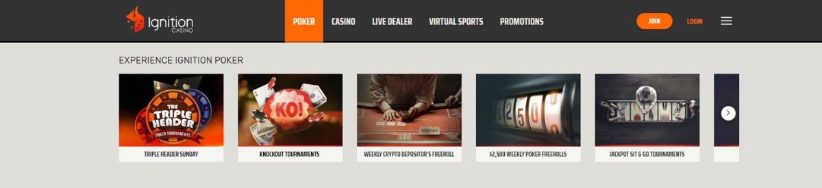 Ignition poker