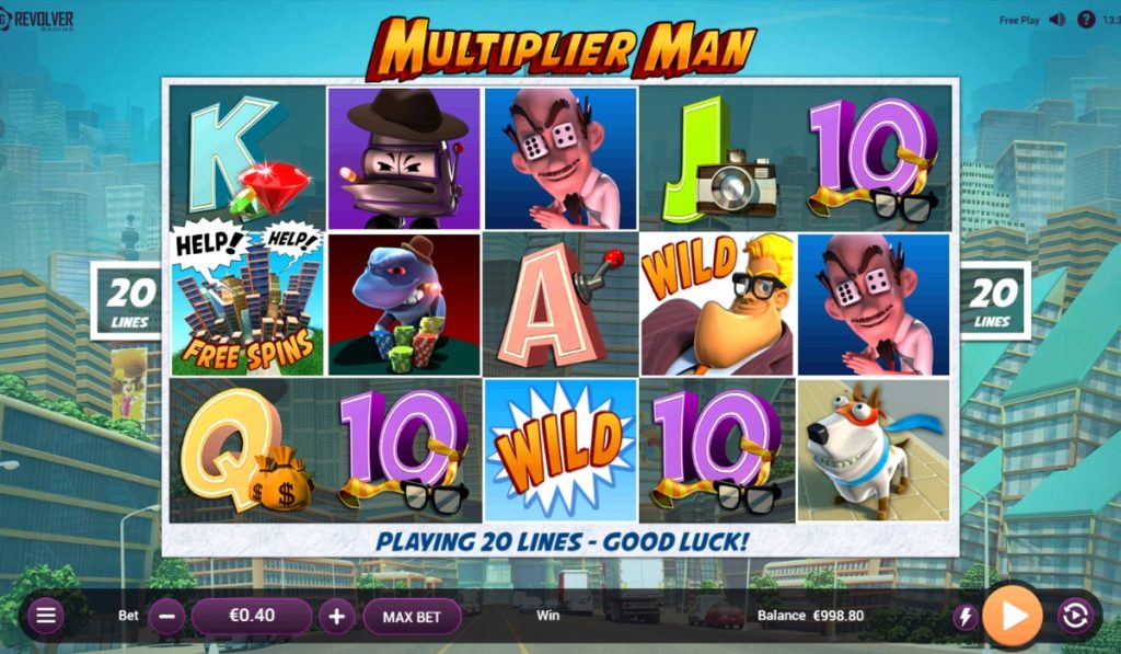 Multiplier Man superhero slots