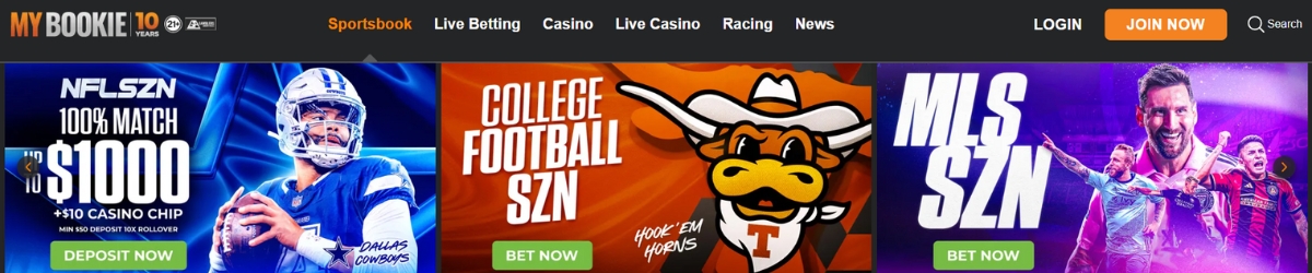 MyBookie esportes americanos