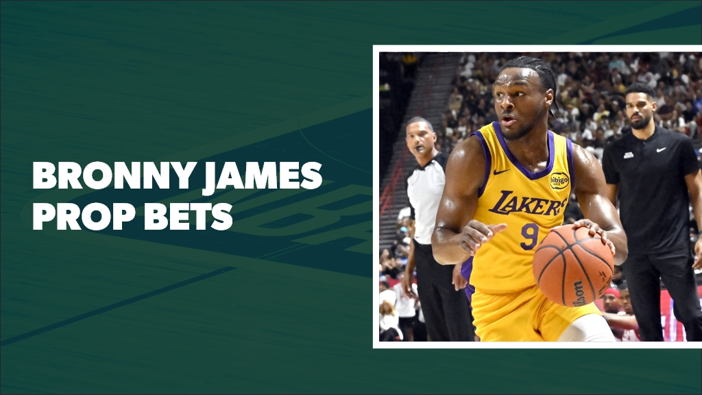 Bronny James NBA prop bet odds and predictions