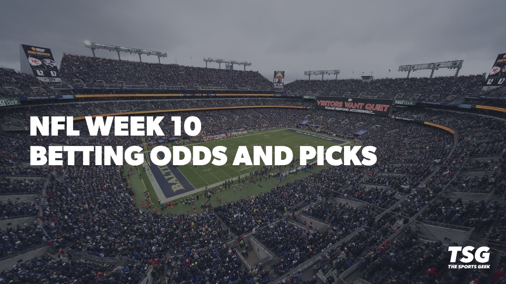 NFL Week 10 betting odds and predictions