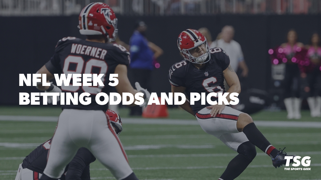 NFL Week 5 betting odds and predictons.