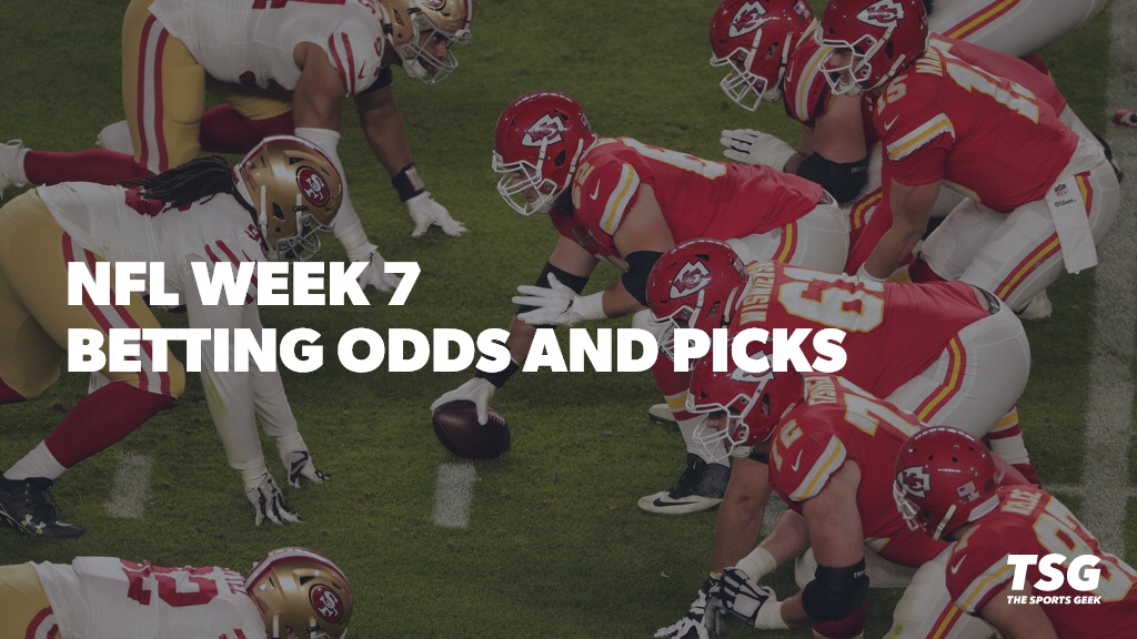 NFL week 7 betting odds and predictions.