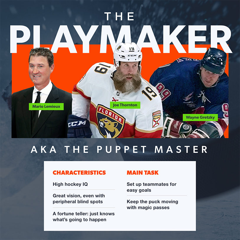 NHL Playmaker infographic