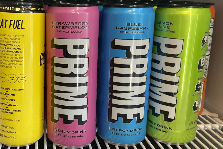 PRIME energy drinks