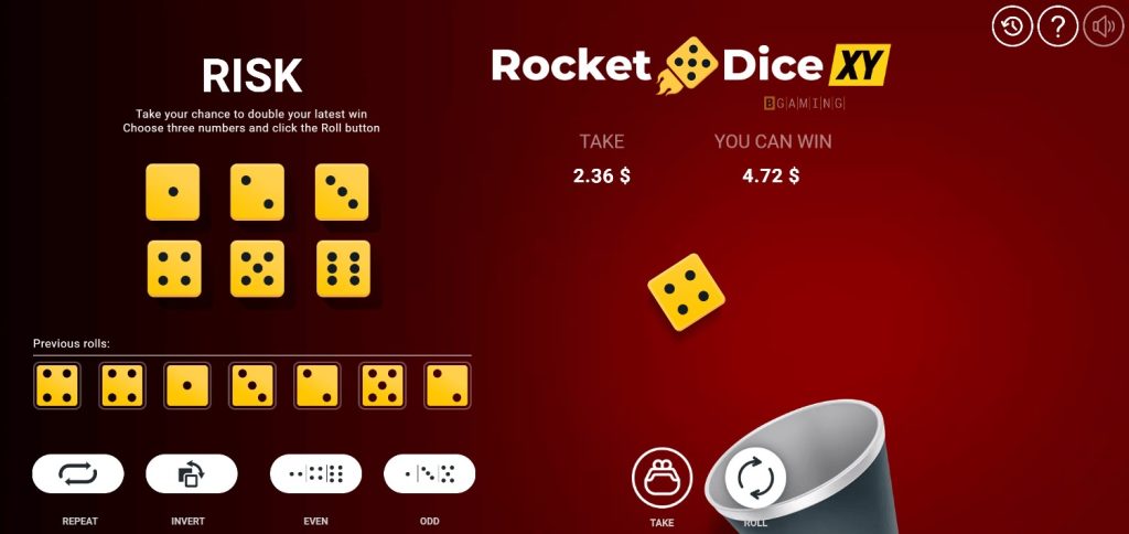 Rocket Dice XY rules