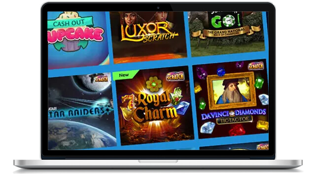 Scratch Games Online - Laptop