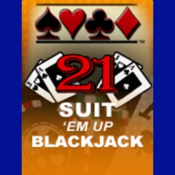 Suit Em Up Blackjack title card