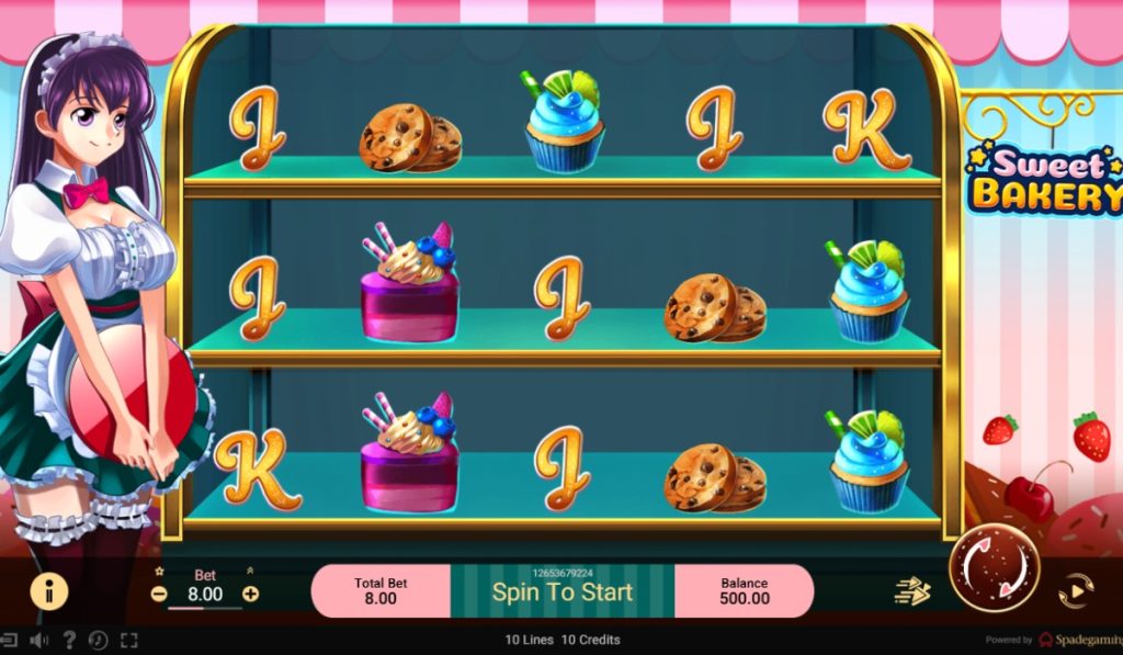 Sweet Bakery slot machine cupcakes