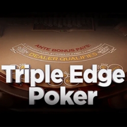 Triple Edge Poker title card at 1Red