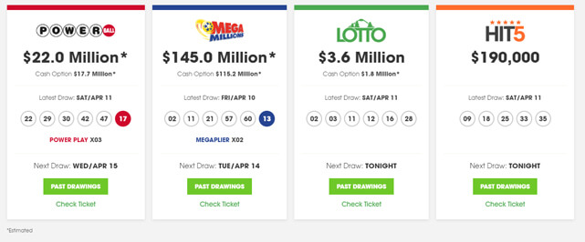 Washington State Lottery Games