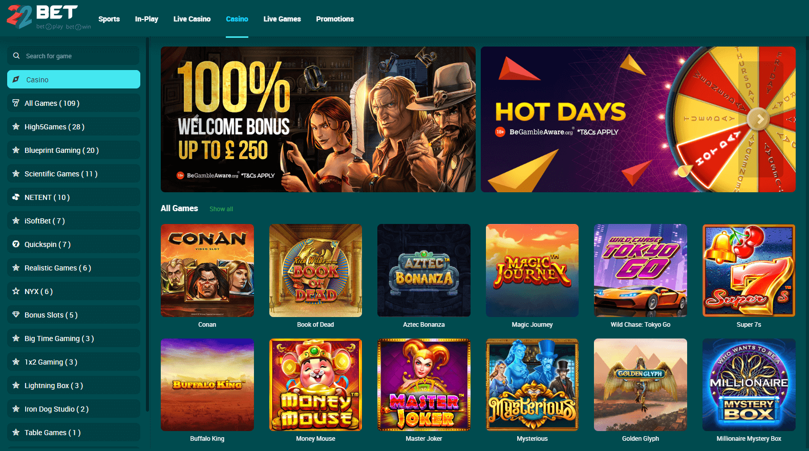 22Bet Casino